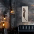 Radiador híbrido en polvo de mármol reciclado Made in Italy - Venecia viadurini