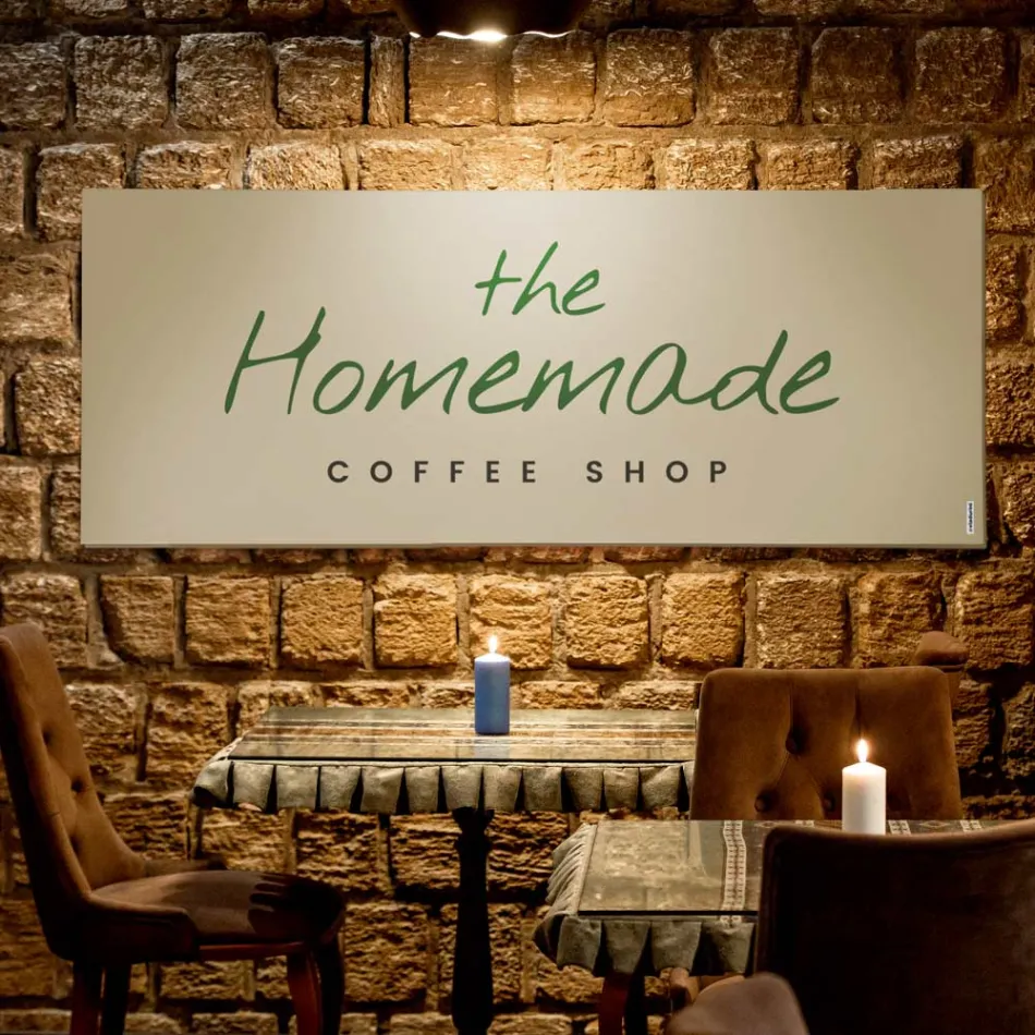 Radiador híbrido personalizable en polvo de mármol Made in Italy - Lineep viadurini