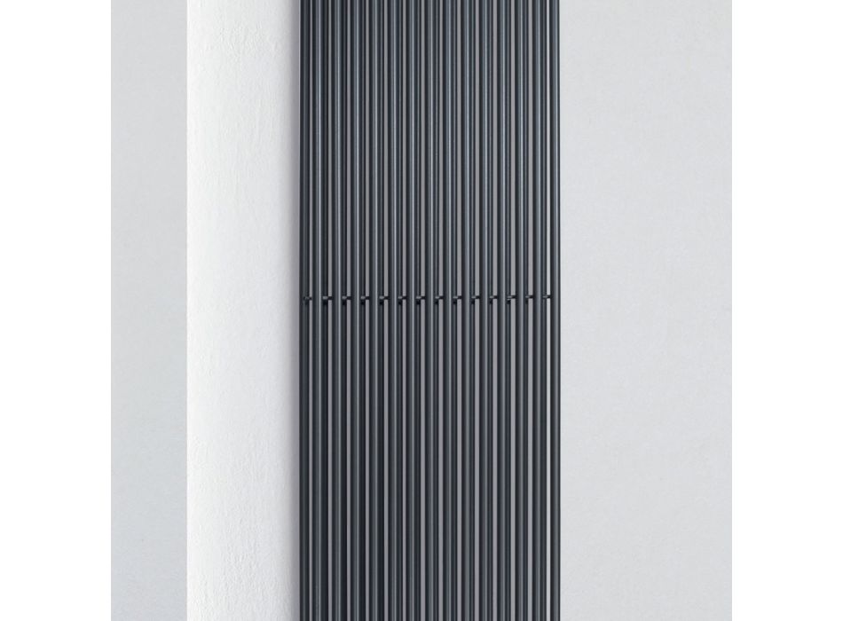 Radiador hidráulico con doble serie de elementos verticales Made in Italy - Pasticcio viadurini