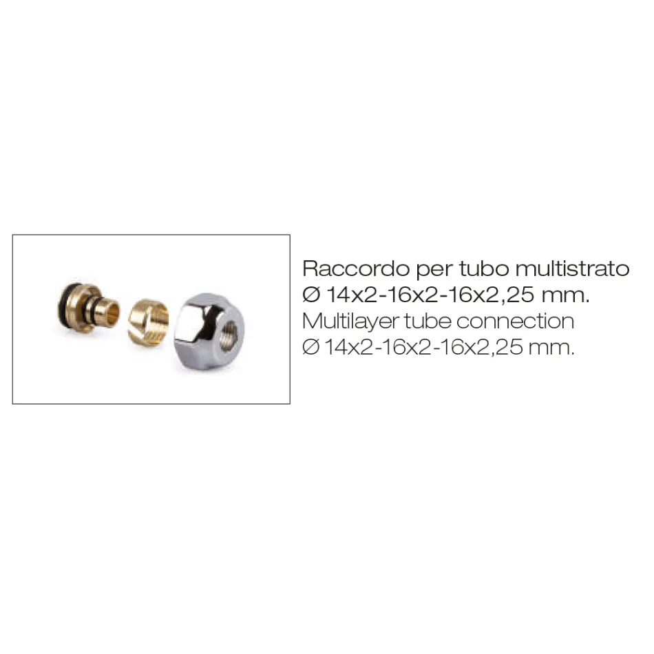 Radiador hidráulico con diferentes elementos fabricado en Italia - Ardore viadurini