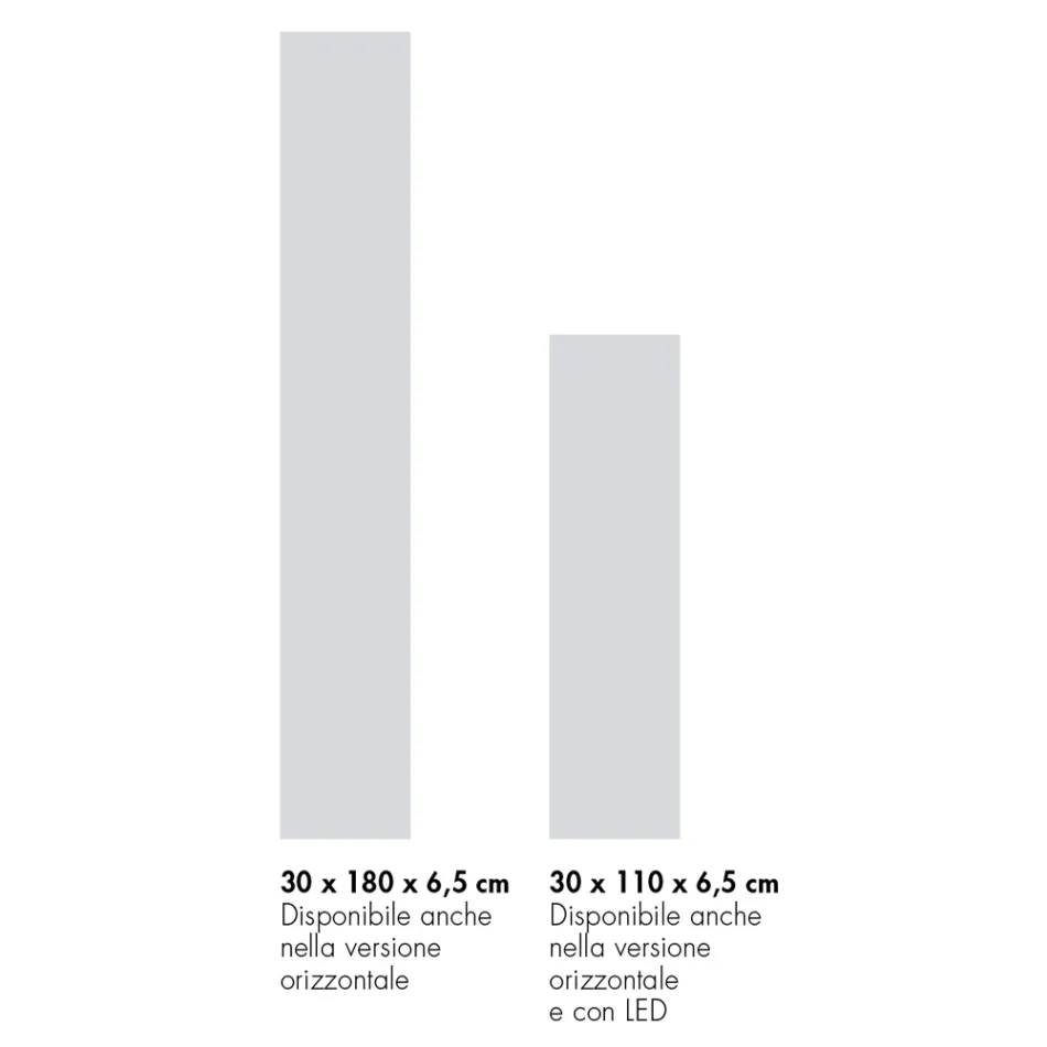 Radiador hidráulico hasta 480 Watt en polvo de mármol italiano - Naturae viadurini