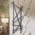 Radiador hidráulico de acero con tubos de sección redonda fabricado en Italia - Aleatorio viadurini