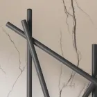 Radiador hidráulico de acero con tubos de sección redonda fabricado en Italia - Aleatorio viadurini