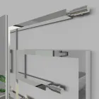 Radiador decorativo hidráulico Snake de acero inoxidable cepillado de Scirocco H viadurini