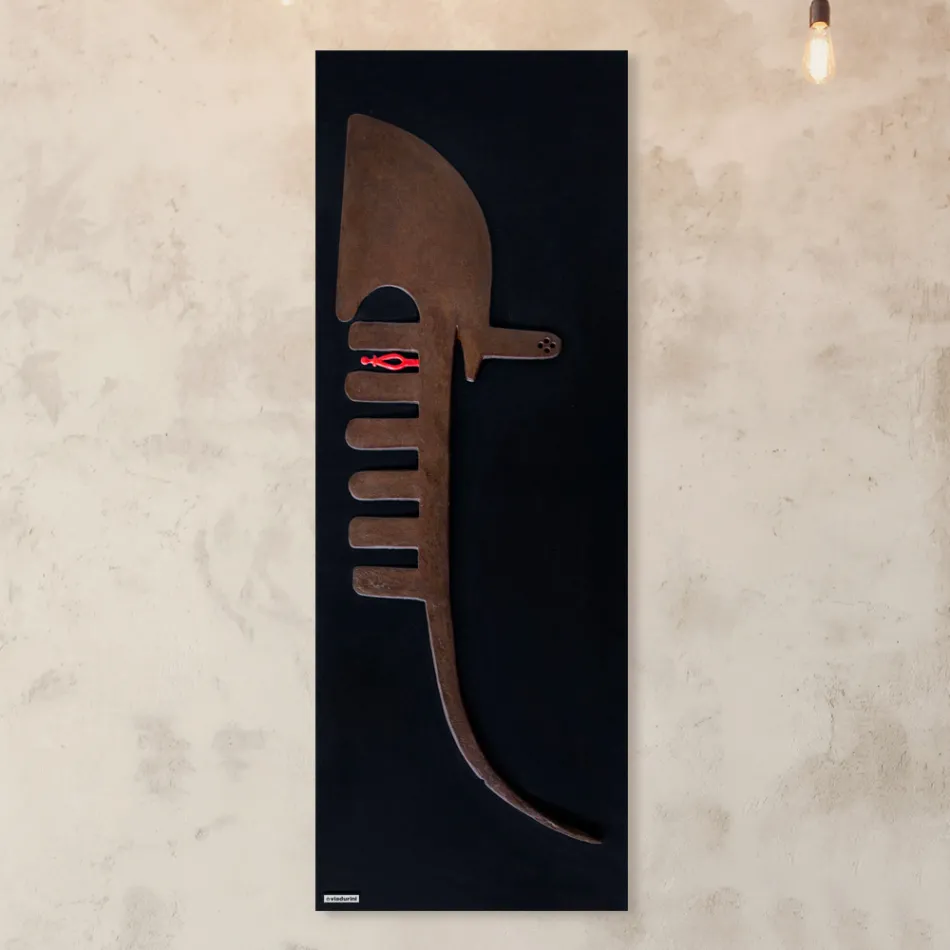 Radiador hidráulico en polvo de mármol reciclado Made in Italy - Venecia viadurini