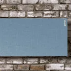 Radiador hidráulico moderno en polvo de mármol italiano - Texturee viadurini