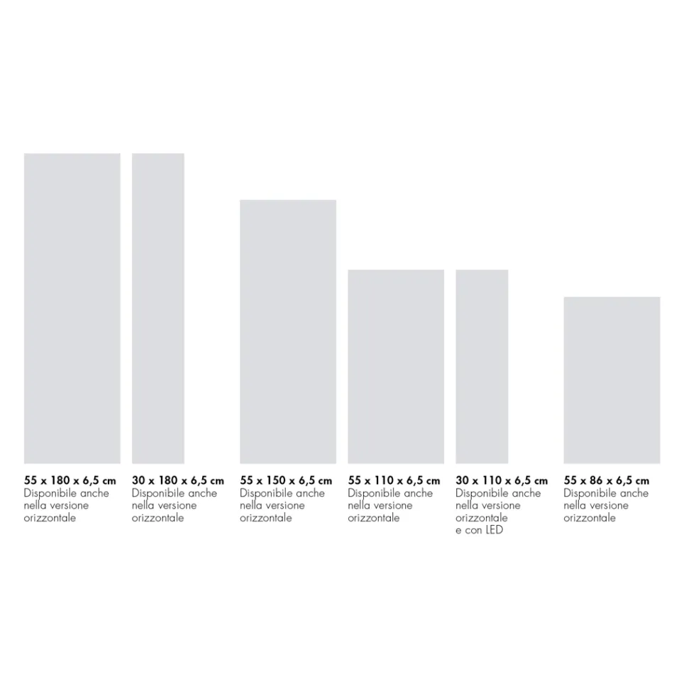 Radiador Hidráulico Personalizable en Polvo de Mármol Made in Italy - Lineep viadurini