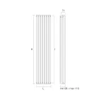 Radiador Hidráulico Fabricado con Estructura de Acero al Carbono - Helado viadurini