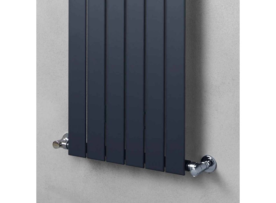 Radiador de pared de diseño de acero al carbono coloreado 881 W - Pájaro carpintero viadurini