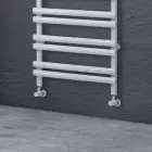 Toallero calefactor mixto en acero al carbono Made in Italy - Bávaro viadurini