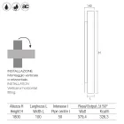 Ember - Radiador de acero horizontal o vertical fabricado en Italia viadurini