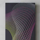 Radiador de pared hidráulico moderno de acero con decoración de 839 vatios - Kelvin viadurini