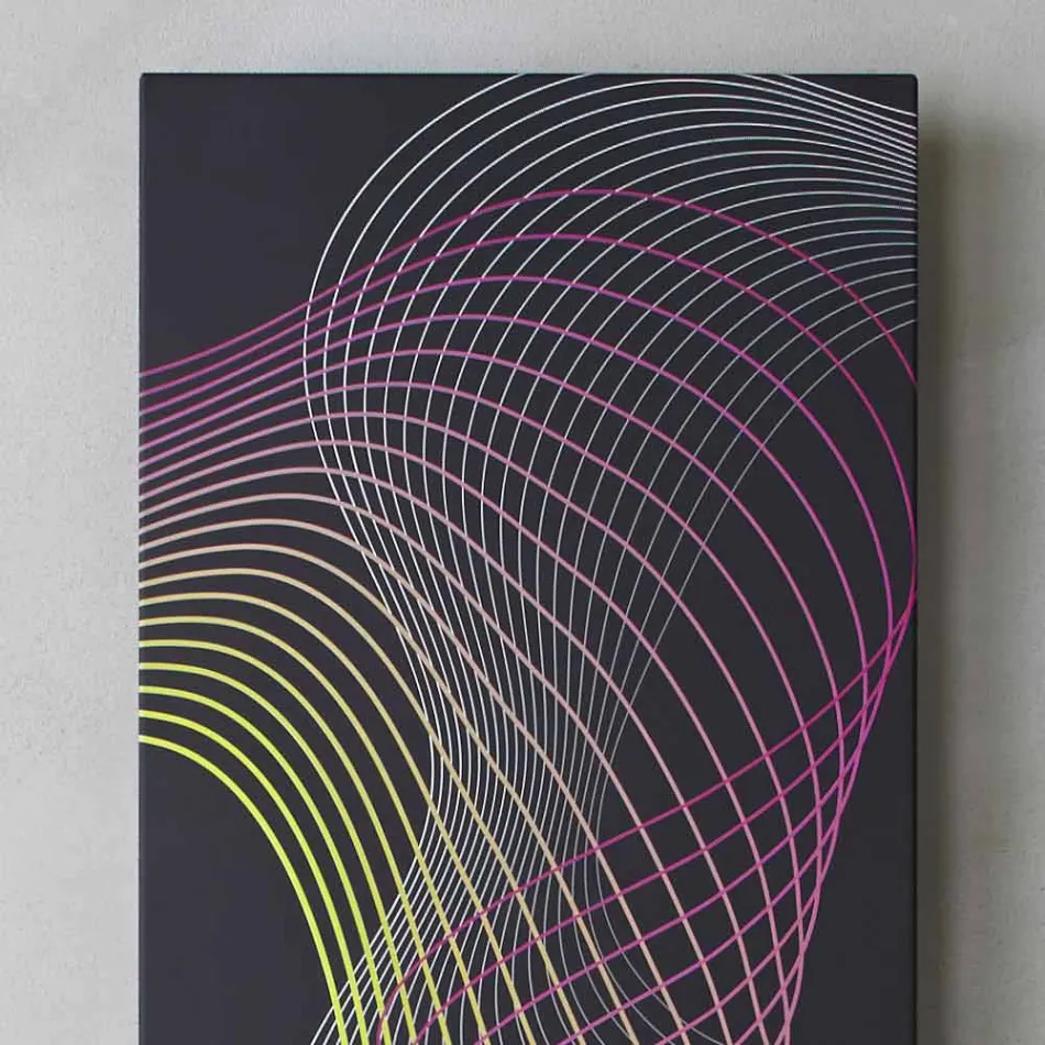 Radiador de pared hidráulico moderno de acero con decoración de 839 vatios - Kelvin viadurini