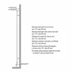 Calentador de toallas de radiador Diseño cuadrado de baño en acero 412 W - Torre viadurini