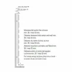 Calentador de toallas para radiador cromado en acero Diseño hidráulico 483 W - Pavone viadurini