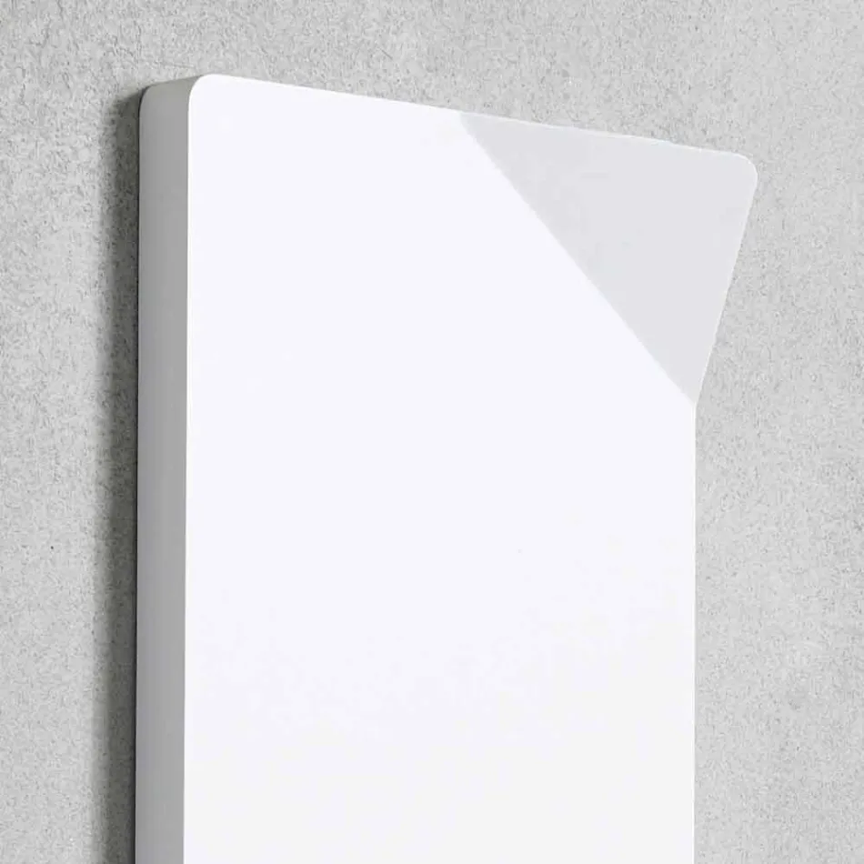Radiador vertical con diseño hidráulico en aluminio coloreado hasta 662 W - Libro viadurini