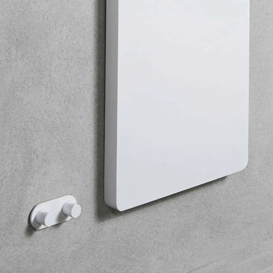 Radiador vertical con diseño hidráulico en aluminio coloreado hasta 662 W - Libro viadurini