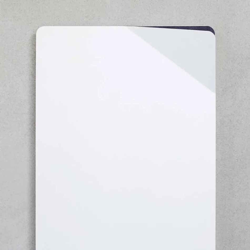 Radiador vertical con diseño hidráulico en aluminio coloreado hasta 662 W - Libro viadurini