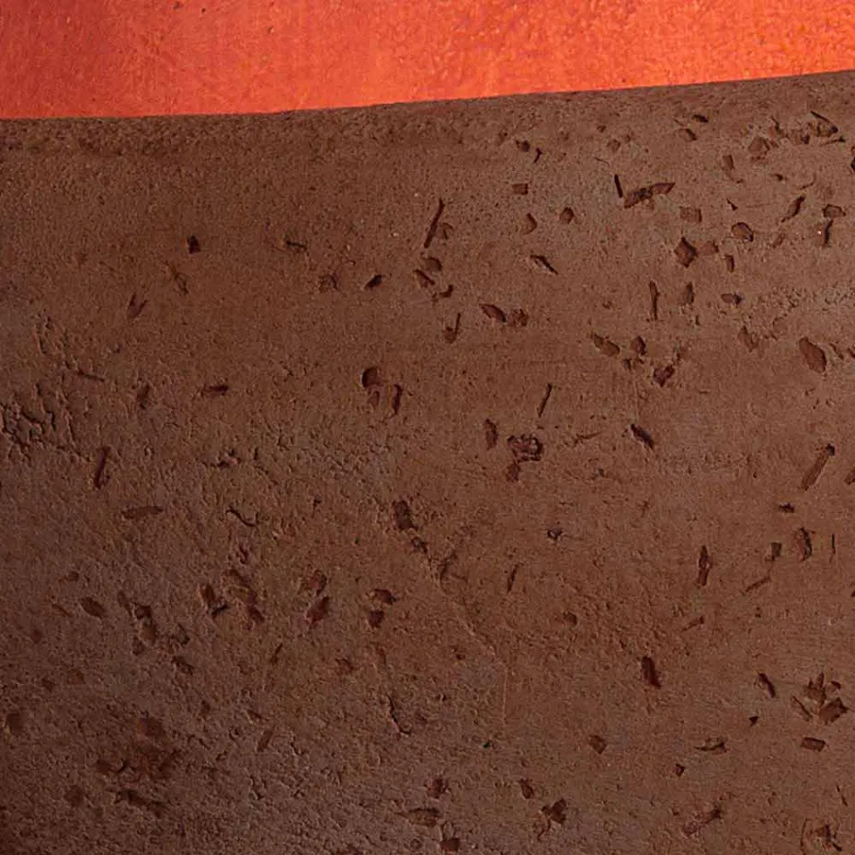 Toscot Castelverde aplique de terracota exterior / interior hecho en Italia viadurini