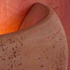 Toscot Castelverde aplique de terracota exterior / interior hecho en Italia viadurini