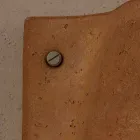 Lámpara de pared de terracota interior / exterior Toscot Lido fabricada en Italia viadurini