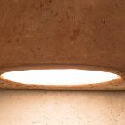 Lámpara de pared de terracota interior / exterior Toscot Lido fabricada en Italia viadurini