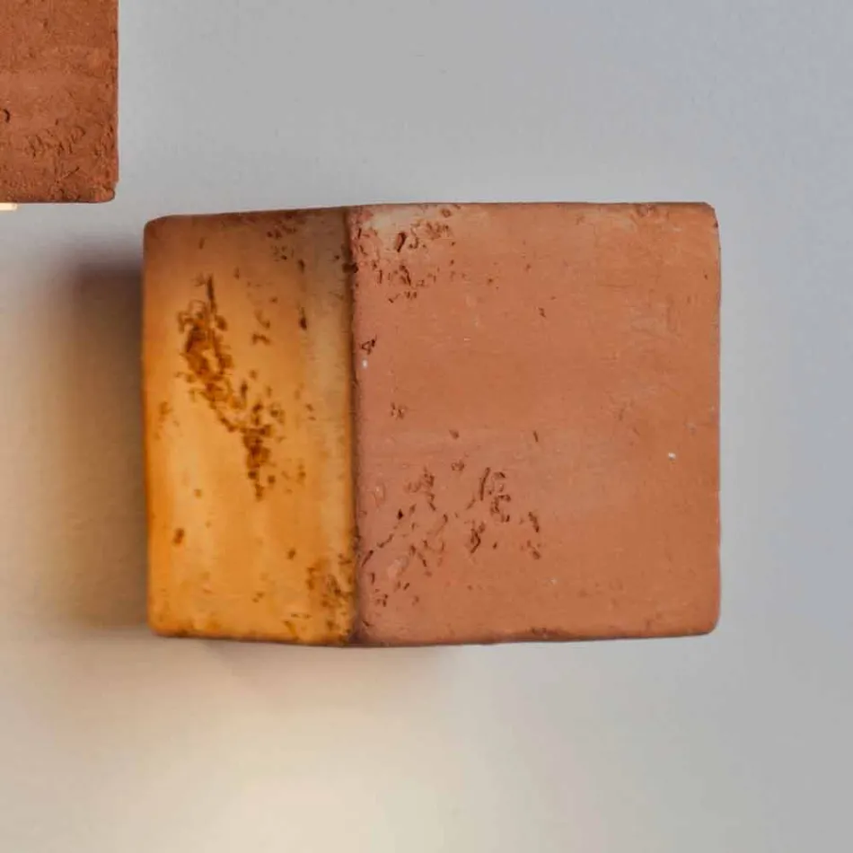 TOSCOT Smith apliques de terracota exterior LED, hecho a mano viadurini