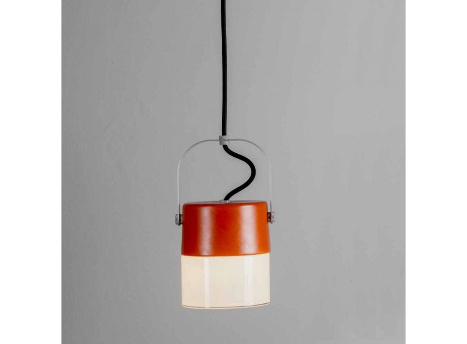 lámpara de techo de oscilación TOSCOT en vidrio soplado hecho en la Toscana viadurini