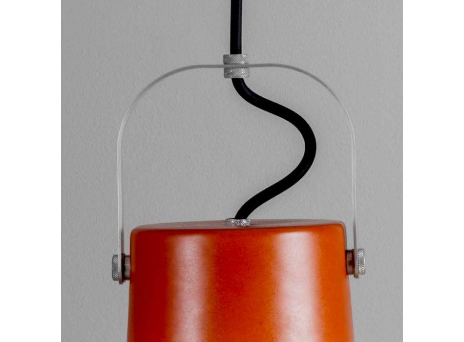 lámpara de techo de oscilación TOSCOT en vidrio soplado hecho en la Toscana viadurini