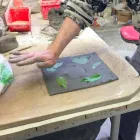 Toscot Vivaldi aplique de terracota de diseño realizado en Italia viadurini