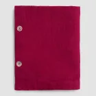 Mantel Rectangular de Lino con Ojales y 12 Botones de Lujo - Mediterráneo viadurini