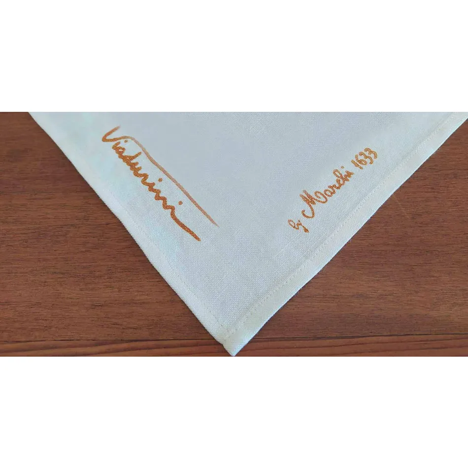 Mantel artesanal italiano de alta calidad con algodón estampado a mano viadurini