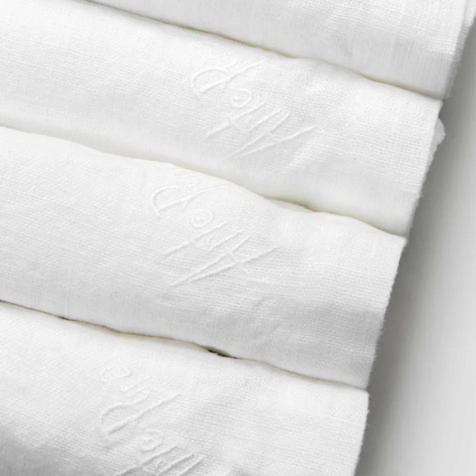 Servilletas de Mesa 6 Piezas de Diseño Refinado Made in Italy - Virtu viadurini