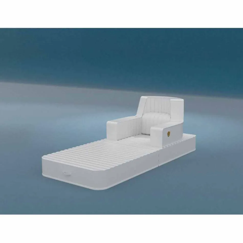 Sillón flotante de diseño blanco Trona hecho en Italia viadurini