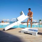 Sillón flotante de diseño blanco Trona hecho en Italia viadurini