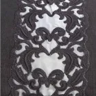 Neceser grande de lino y algodón con encaje farnesio y cremallera, 2 acabados - Mike viadurini