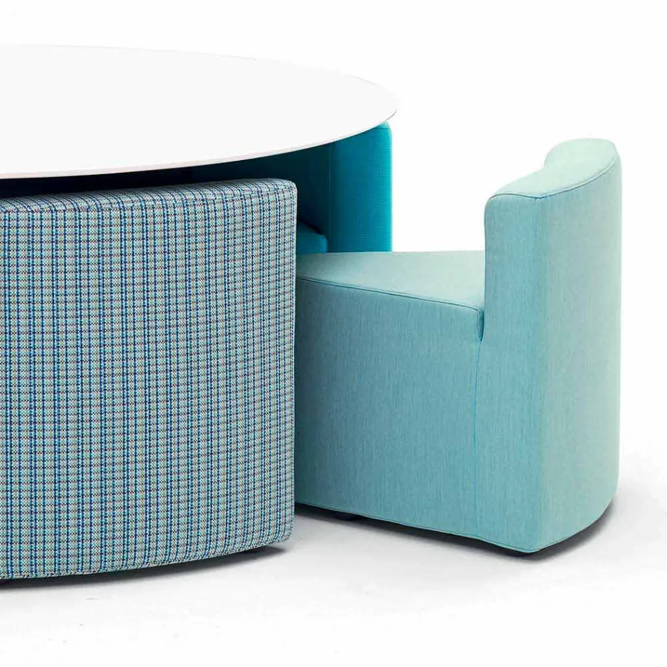 Mesa de jardín Varaschin Big In & Out + 8 sillones de diseño moderno viadurini