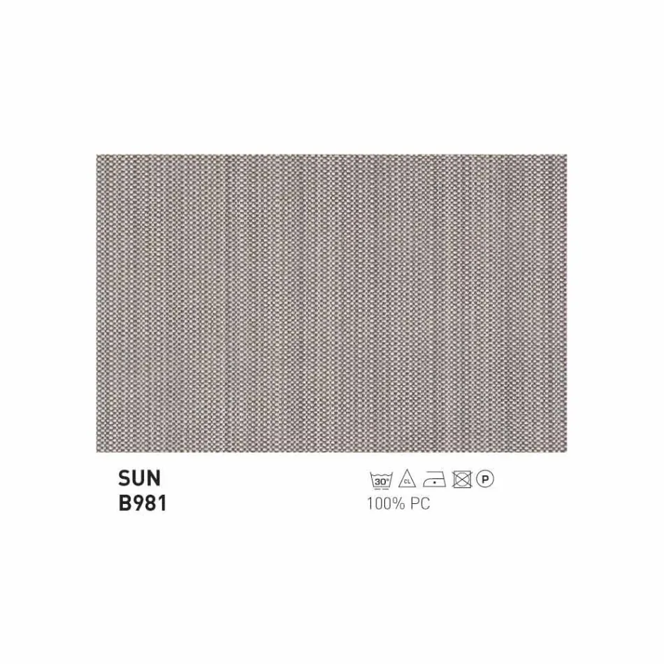 Mesa de jardín Varaschin Big In & Out + 8 sillones de diseño moderno viadurini