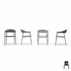 Varaschin silla inteligente de diseño moderno jardín, 6 piezas viadurini