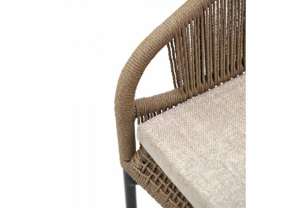 silla Varaschin Cricket con tejidos a mano exteriores, 2 piezas viadurini