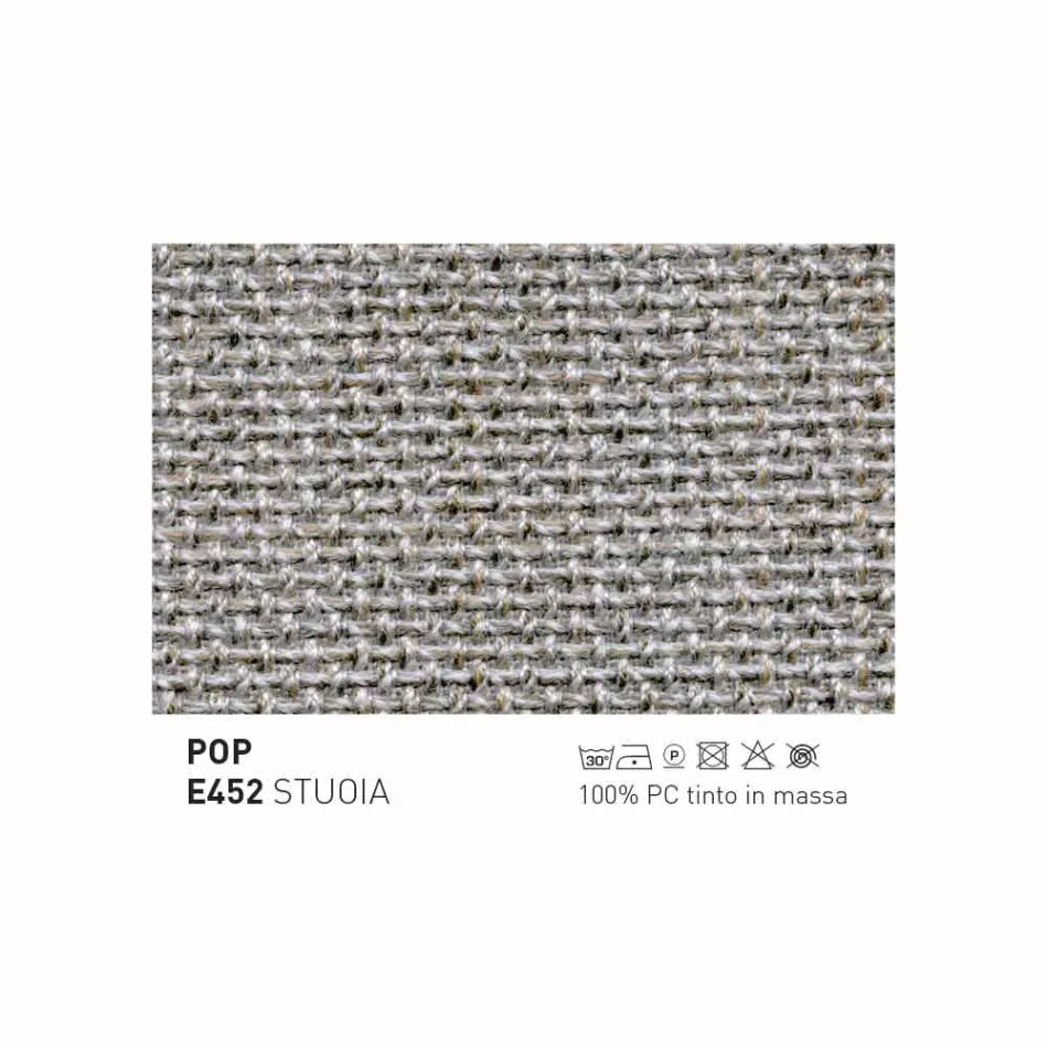 Varaschin Emma sillón al aire libre moderno con reposacabezas de tela viadurini