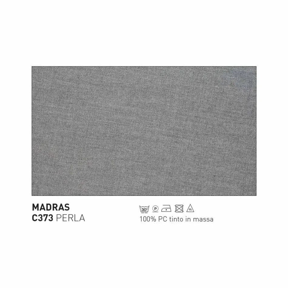 Varaschin Emma design silla de jardín en tela y aluminio viadurini