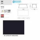 Varaschin Kolonaki Mesa de jardín moderna en diferentes tamaños viadurini