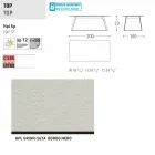 Varaschin Kolonaki Mesa de jardín moderna en diferentes tamaños viadurini