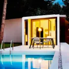 Varaschin Kolonaki Mesa de jardín moderna en diferentes tamaños viadurini