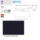 Varaschin Kolonaki Mesa de jardín moderna en diferentes tamaños viadurini