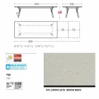 Varaschin Enlace mesa de mesa con patas de madera de teca, H65 cm viadurini