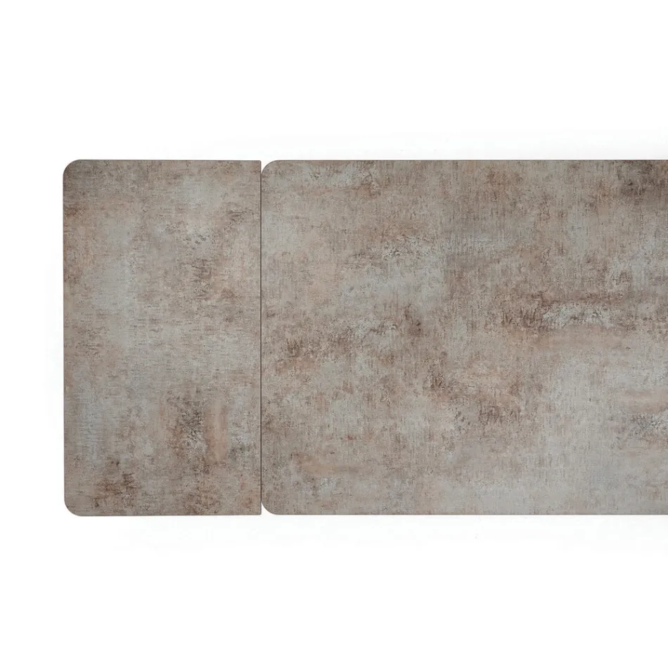 Varaschin Link mesa de jardín extensible de diseño moderno, Al. 73,2 cm viadurini