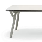 Varaschin Link mesa de jardín extensible de diseño moderno, Al. 73,2 cm viadurini