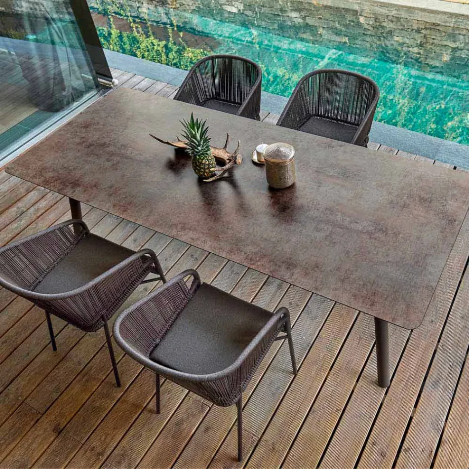Varaschin Enlace mesa de comedor fija desde externas o internas H 65 cm viadurini